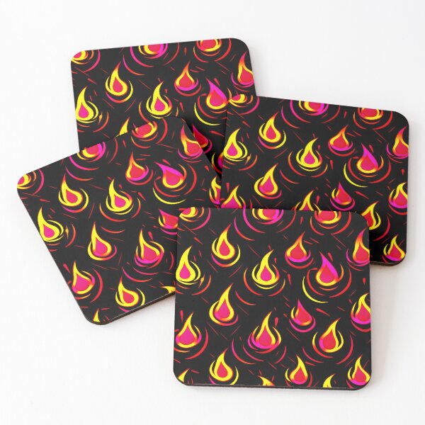 Item preview, Minimalist Fire Pattern  – Seamless designed and sold by GalacticLabs.