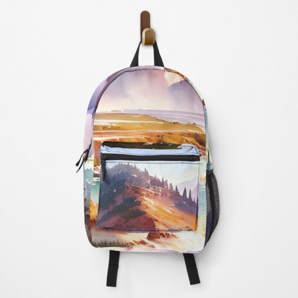 Item preview, Majestic Western Valley Creek - Watercolor Painting designed and sold by joejiing.