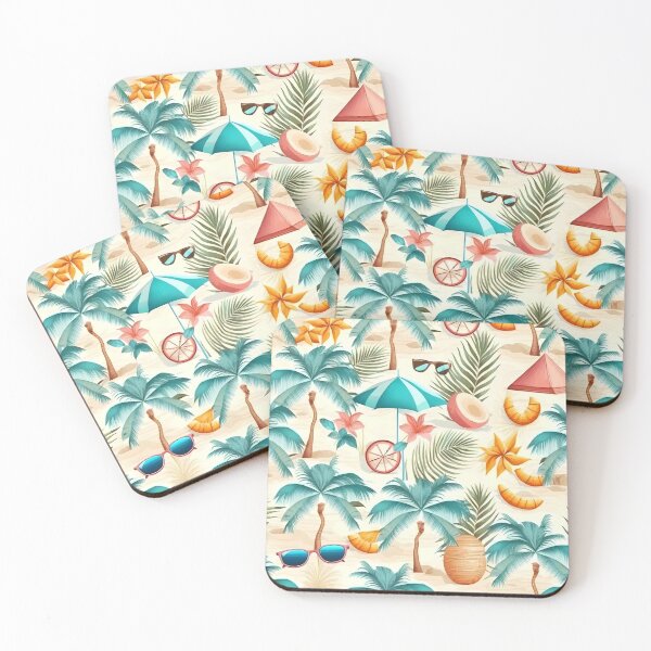 Item preview, Summer Beach Flat summer pattern resort designed and sold by LUEE-Design.