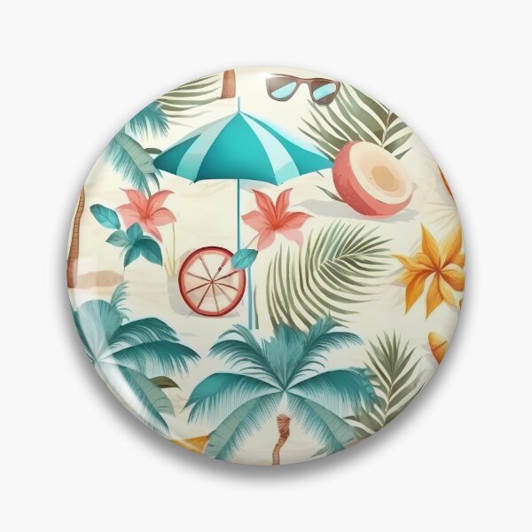 Item preview, Summer Beach Flat summer pattern resort designed and sold by LUEE-Design.