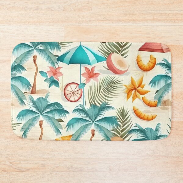 Item preview, Summer Beach Flat summer pattern resort designed and sold by LUEE-Design.