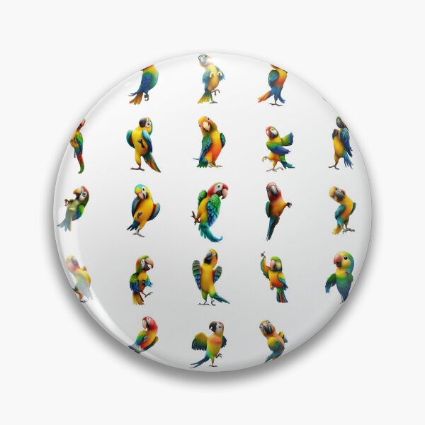 Item preview, Radiant Parrot Symphony Multicolor designed and sold by Pixel4Art.