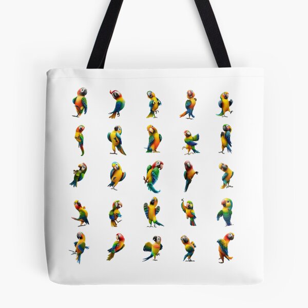 Item preview, Radiant Parrot Symphony Multicolor designed and sold by Pixel4Art.