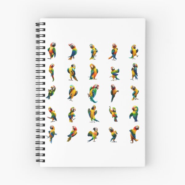 Item preview, Radiant Parrot Symphony Multicolor designed and sold by Pixel4Art.