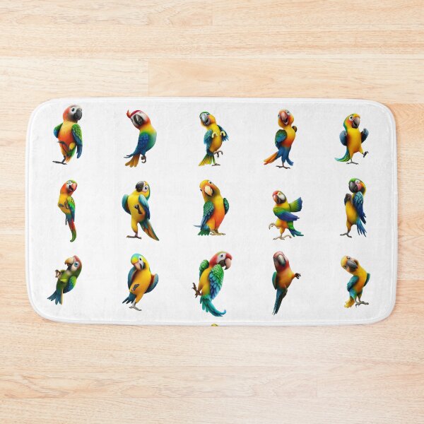 Item preview, Radiant Parrot Symphony Multicolor designed and sold by Pixel4Art.