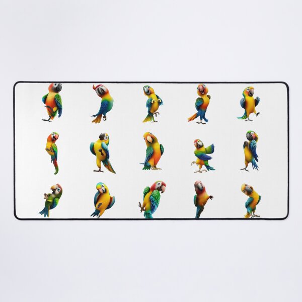Item preview, Radiant Parrot Symphony Multicolor designed and sold by Pixel4Art.