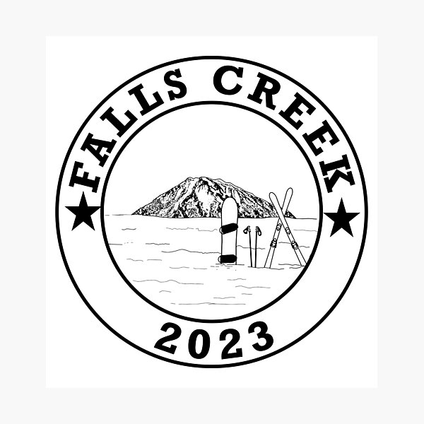 Item preview, Falls Creek Snow Ski and Board 2023 designed and sold by ClaireBillson.