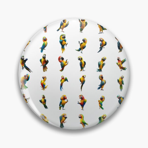 Item preview, Chromatic Parrot Charm Multicolor Beauty designed and sold by Pixel4Art.