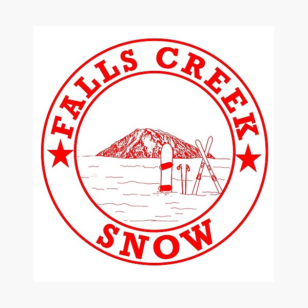Item preview, Falls Creek Snow Ski and Board designed and sold by ClaireBillson.