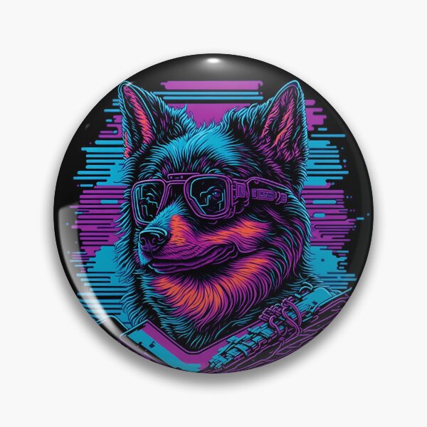 Item preview, Synthwave Dog designed and sold by Pride-Casuals.