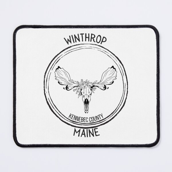 Item preview, Winthrop Maine Moose Skull designed and sold by Ashley Gagnon.