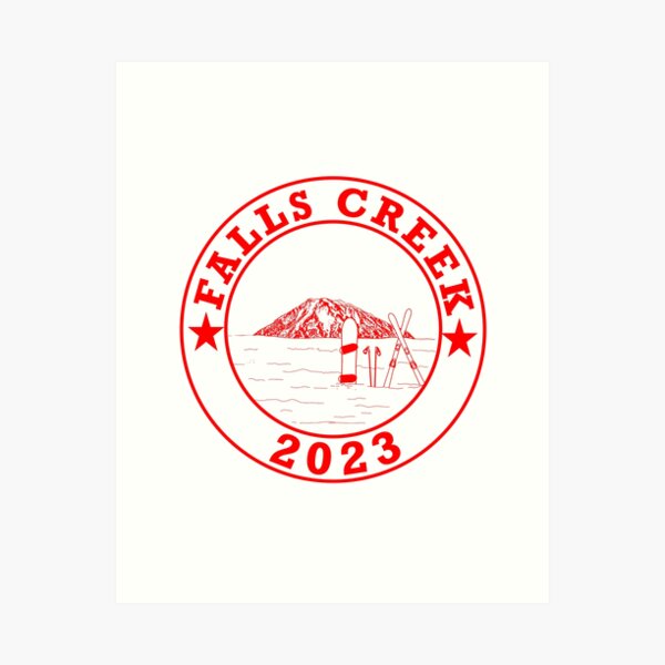 Item preview, Falls Creek Snow Ski and Board 2023 designed and sold by ClaireBillson.