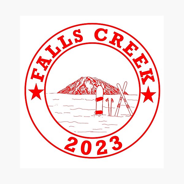 Item preview, Falls Creek Snow Ski and Board 2023 designed and sold by ClaireBillson.