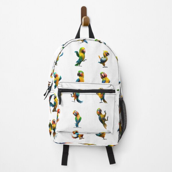 Aperçu de l'œuvre Mélange de plumage de perroquet multicolore exotique créée et vendue par Pixel4Art.