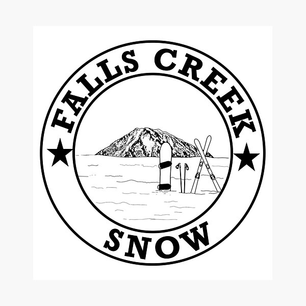 Item preview, Falls Creek Snow Ski and Board designed and sold by ClaireBillson.