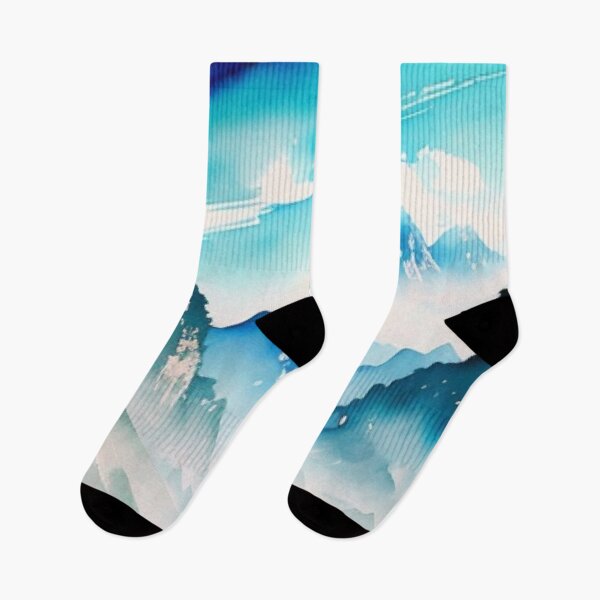 Item preview, Watercolor Mountain Landscape - Chinese painting designed and sold by joejiing.