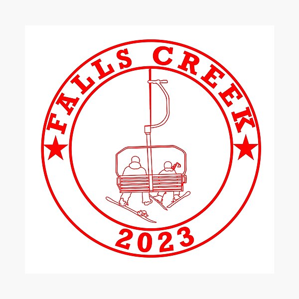 Item preview, Falls Creek 2023 Skilift designed and sold by ClaireBillson.