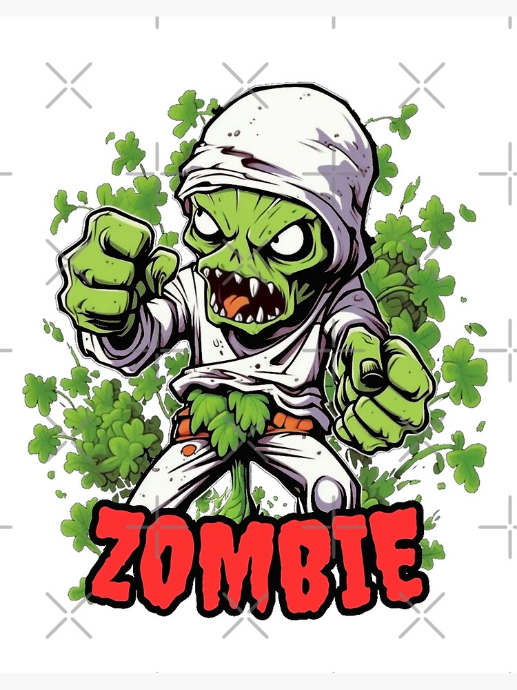 Zombie Art, Plants Vs Zombies, Vintage, Plants, Drawings - Pvz