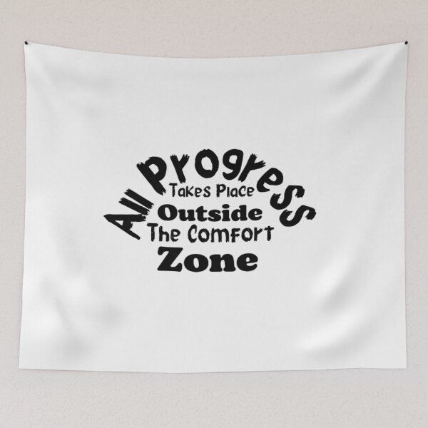 Item preview, Out of the comfort zone - quote  designed and sold by AnimalWorldArtt.
