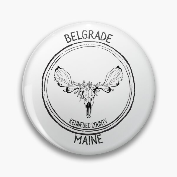 Item preview, Belgrade Maine Moose Skull designed and sold by Ashley Gagnon.
