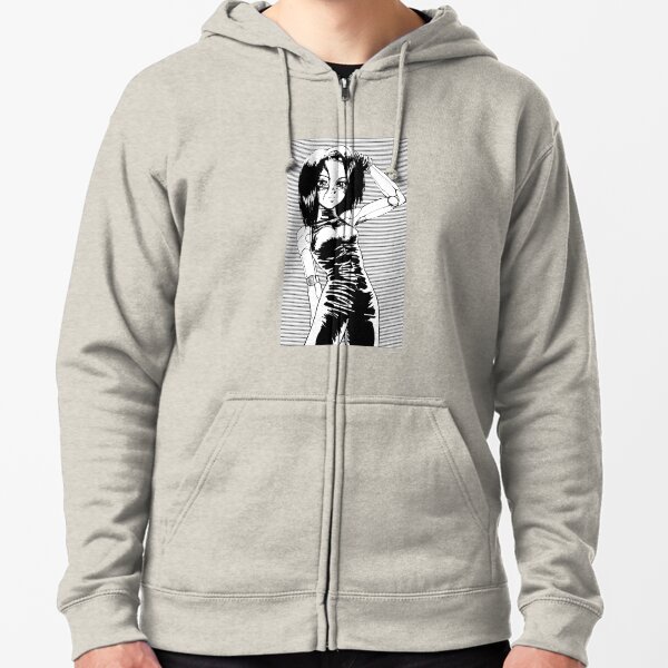battle angel alita Zipped Hoodie