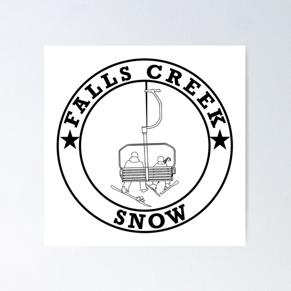 Item preview, Falls Creek Snow Skilift designed and sold by ClaireBillson.