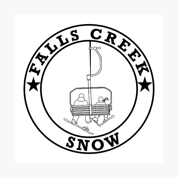 Item preview, Falls Creek Snow Skilift designed and sold by ClaireBillson.