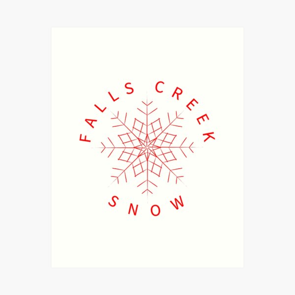 Item preview, Falls Creek Snowflake designed and sold by ClaireBillson.