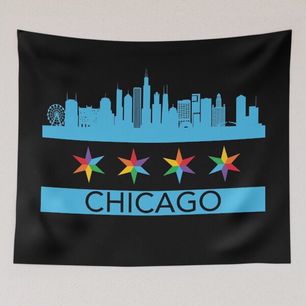 Item preview, Chicago Pride Flag designed and sold by Highway24.