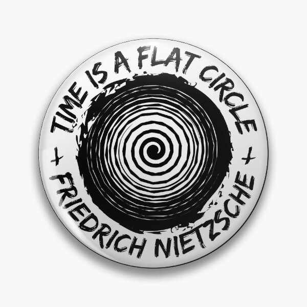 Item preview, Friedrich Nietzsche Time Is a Falt Cirkle designed and sold by Cleanthes.