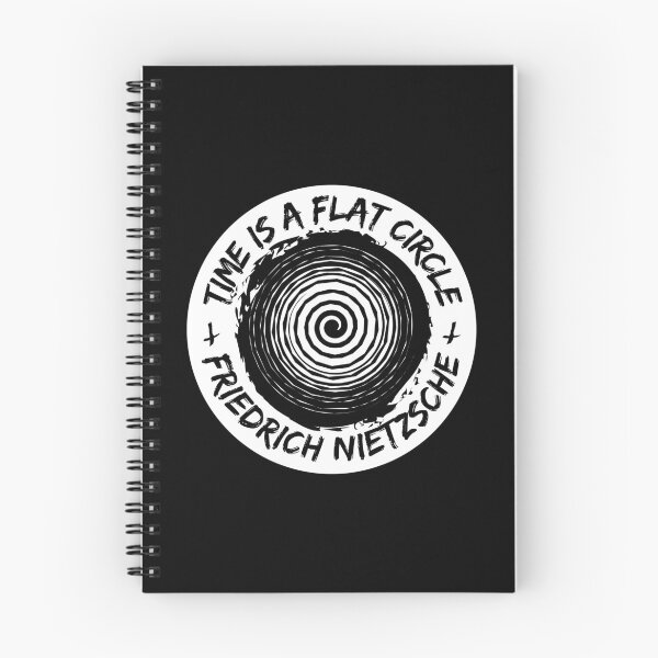 Item preview, Friedrich Nietzsche Time Is a Falt Cirkle designed and sold by Cleanthes.