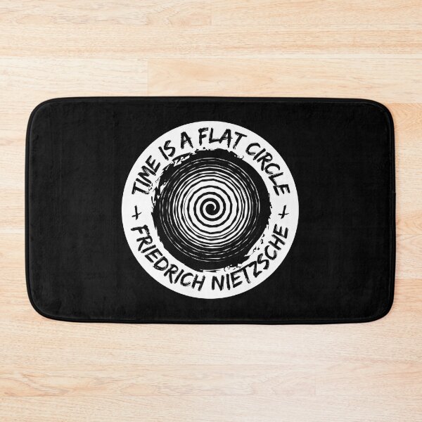 Item preview, Friedrich Nietzsche Time Is a Falt Cirkle designed and sold by Cleanthes.