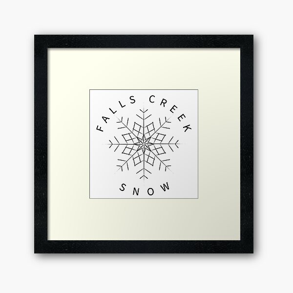 Item preview, Falls Creek Snowflake designed and sold by ClaireBillson.