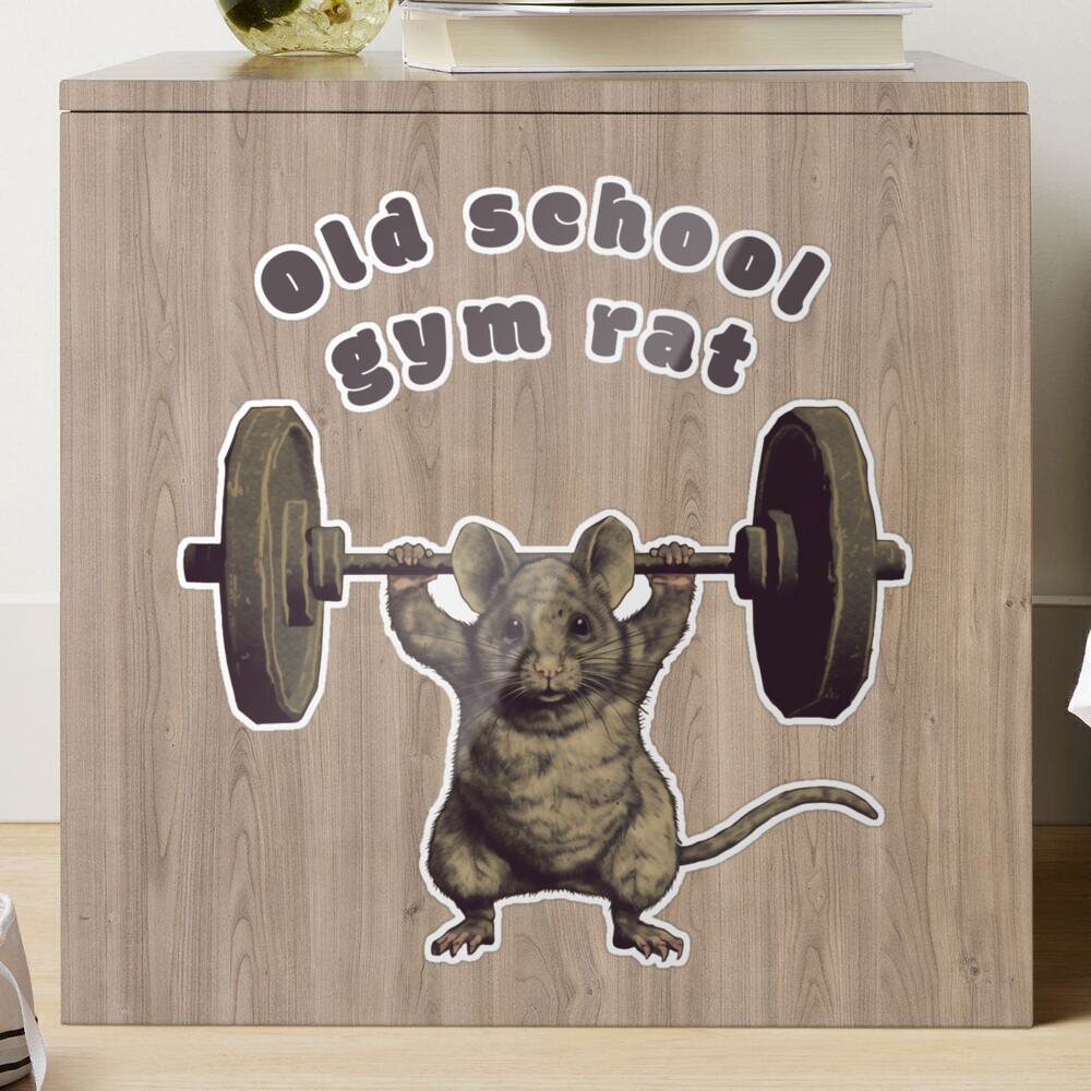 Gym Rat Sticker for Sale by American Artist