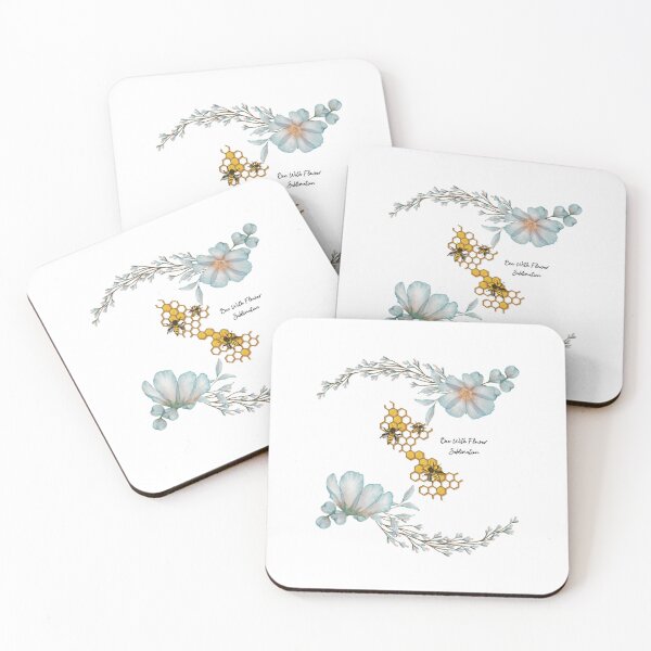 Item preview, Bee With Flower Sublimation  designed and sold by luckyfoxstudio.