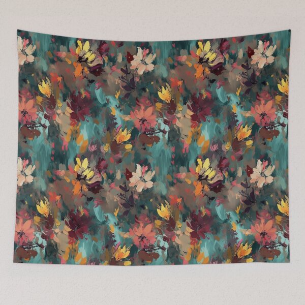 Item preview, Floral Patterns: Soft Brushstrokes and Muted Colors designed and sold by GiveMeMood.