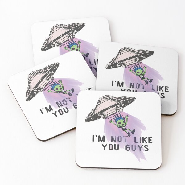 Item preview, Bl!nk 182 Inspired I_m Not Like You Guys Lyric - Alien Graphic - Emo, Pop Punk, Alt Rock - Tom Del designed and sold by BlackGoldenShop.