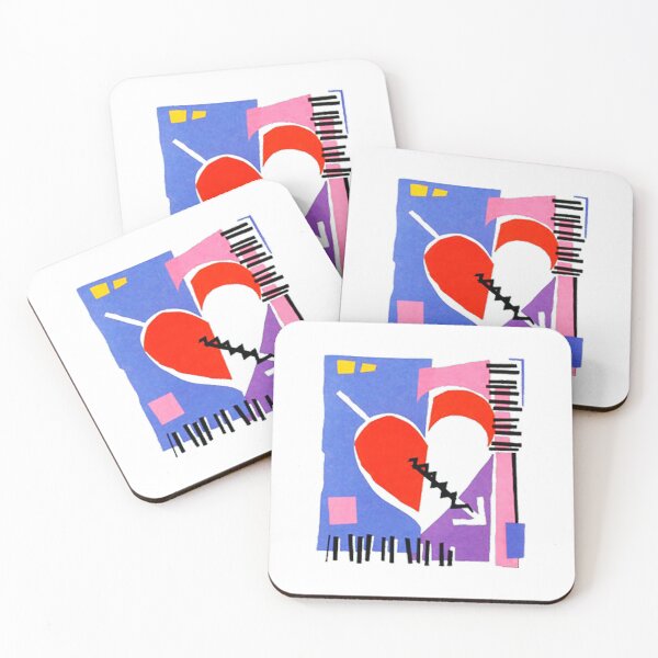 Item preview, Retro Breaking Hearts Active  designed and sold by luckyfoxstudio.