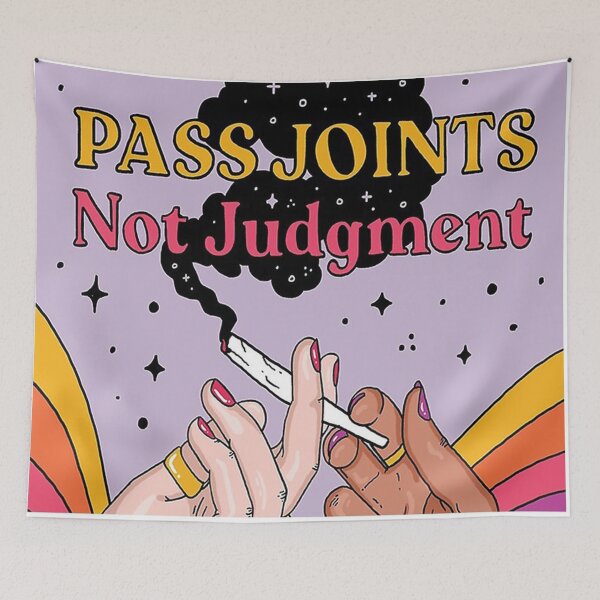 Item preview, Pass Joints Not Judgment Print designed and sold by yetpilipst.