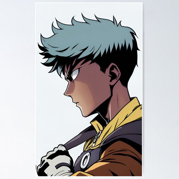 Saitama One Punch Man Hero Manga Anime Poster Canvas Art Prints