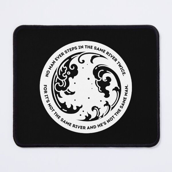 Item preview, Heraclitus River Quote Cirkle designed and sold by Cleanthes.