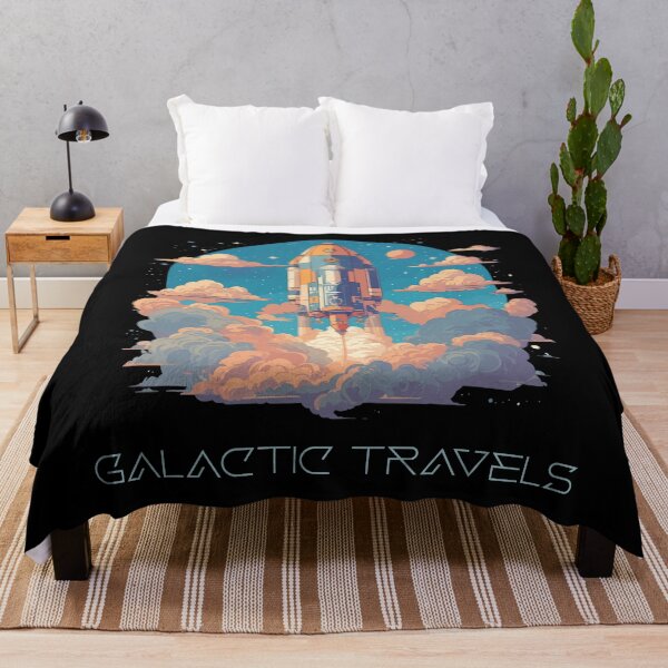 Item preview, Galactic Travels | Space Rockets | T-Shirts designed and sold by thrillquest.