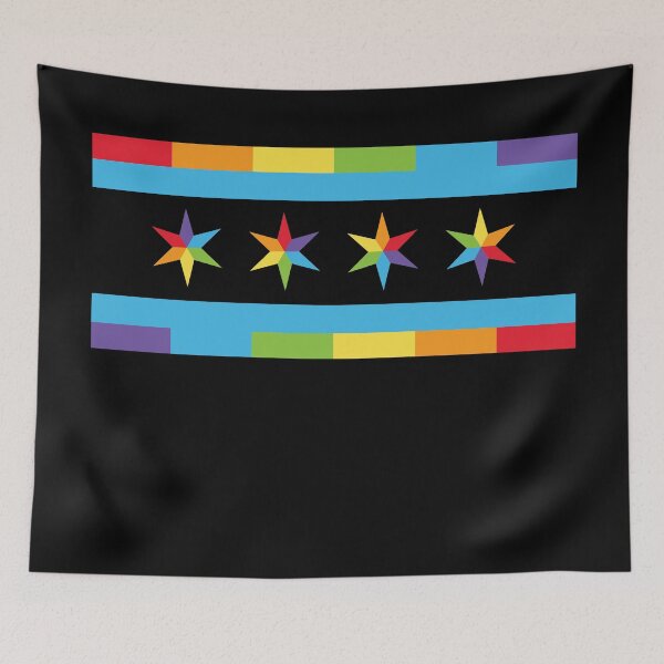 Item preview, Chicago Pride Flag designed and sold by Highway24.