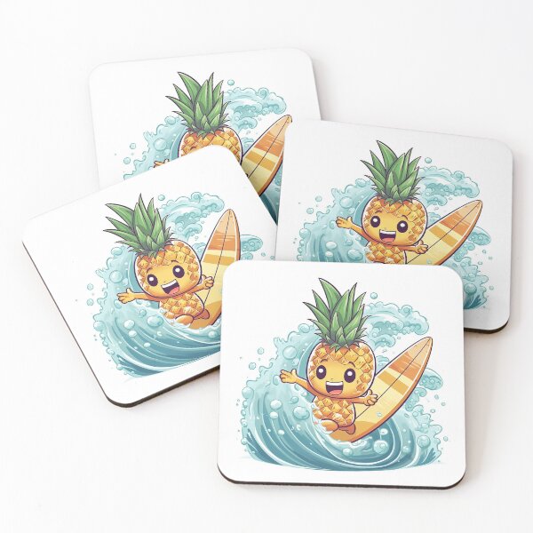 Item preview, Chibi Surfing Pineapple designed and sold by giovonni808.