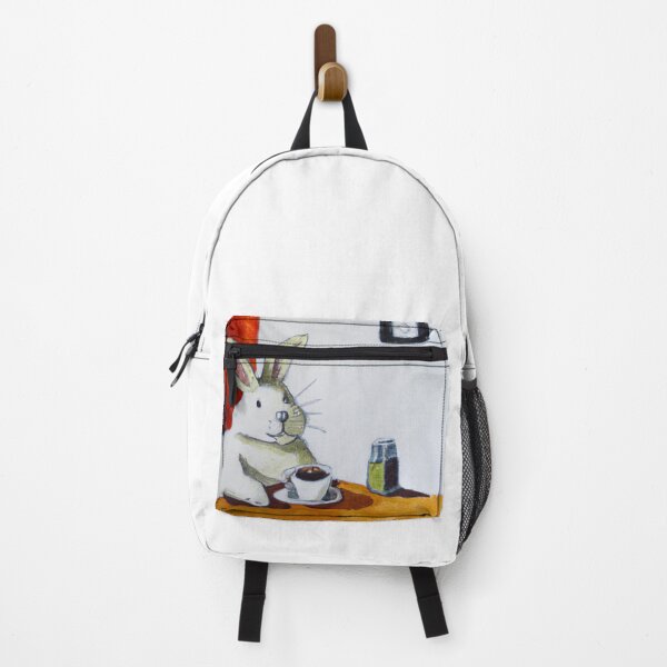Item preview, Rabbit enjoy coffee-Edited AI generated art designed and sold by Frostp.