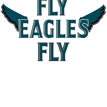 JJDezigns Fly Eagles Fly T-Shirt Sticker