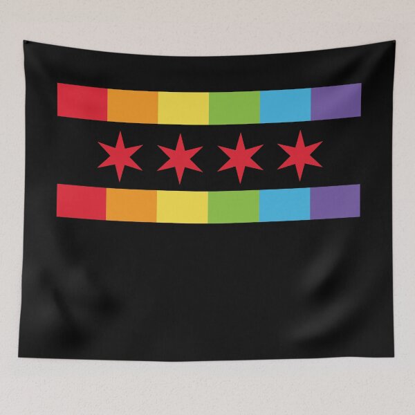 Item preview, Chicago Pride Flag designed and sold by Highway24.