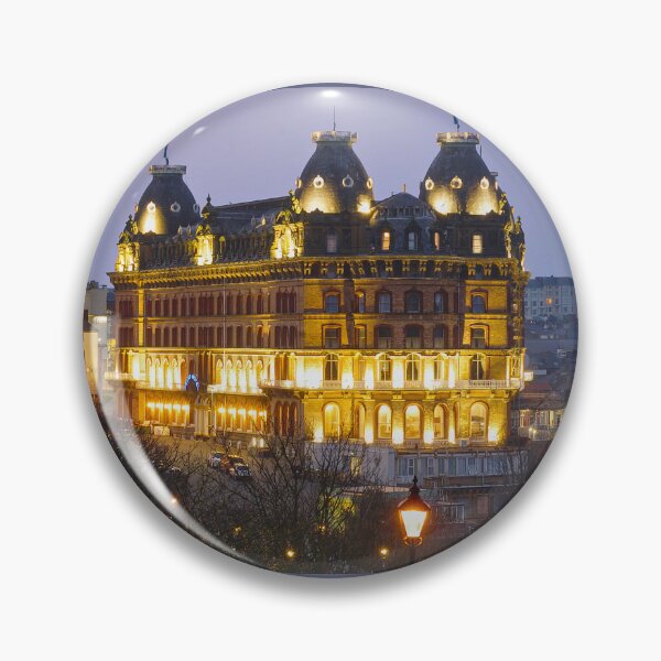 Item preview, Scarborough Grand Hotel At Night designed and sold by Alisonchambers2.