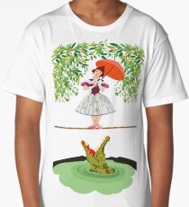 Cute halloween The crocodile girl Deadly circus Long T-Shirt