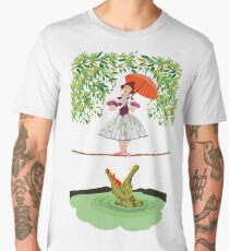 Cute halloween The crocodile girl Deadly circus Men's Premium T-Shirt